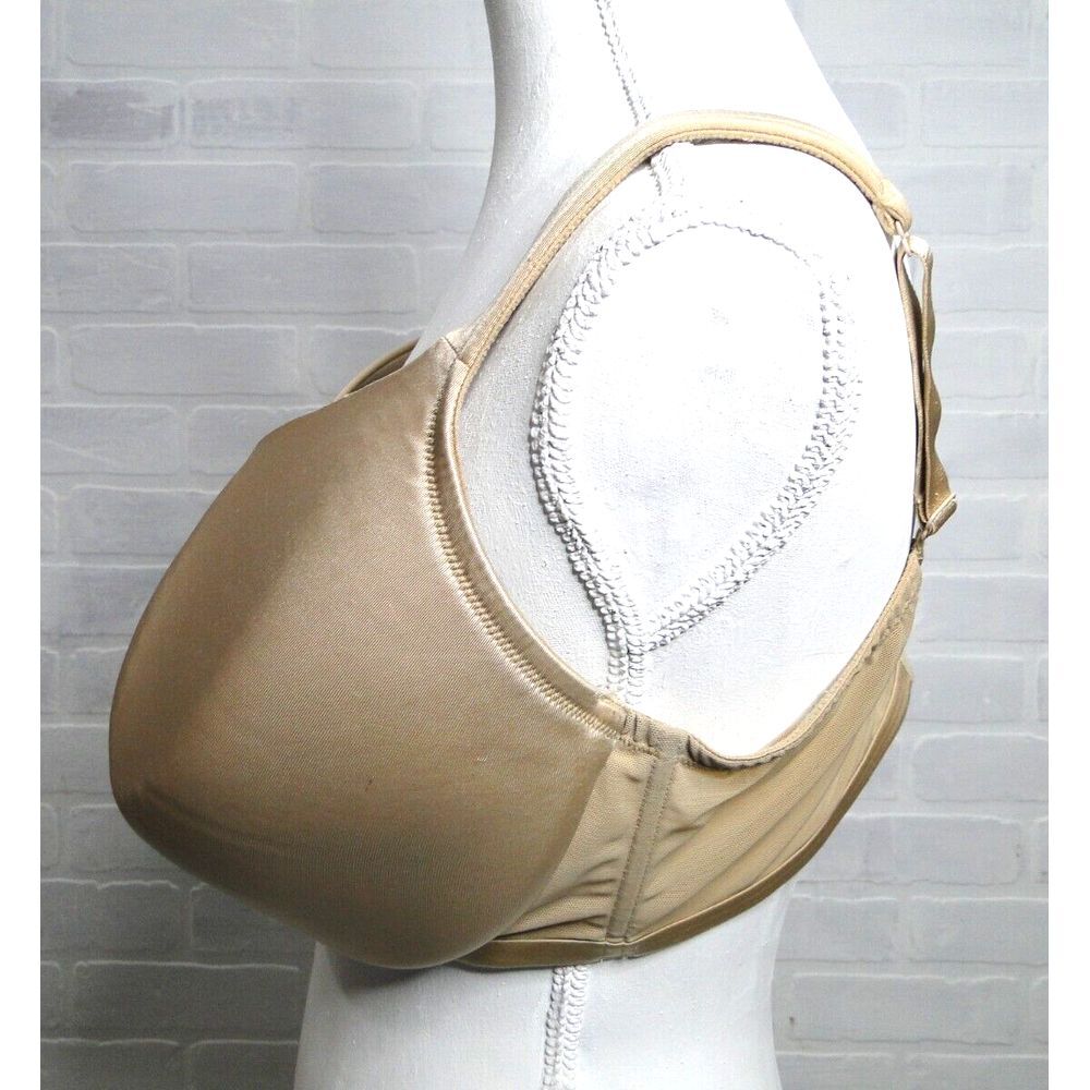 Cacique Bra Full Coverage Beige Smooth Underwire Lane Bryant Lightly Lined 42DD - Picture 2 of 5